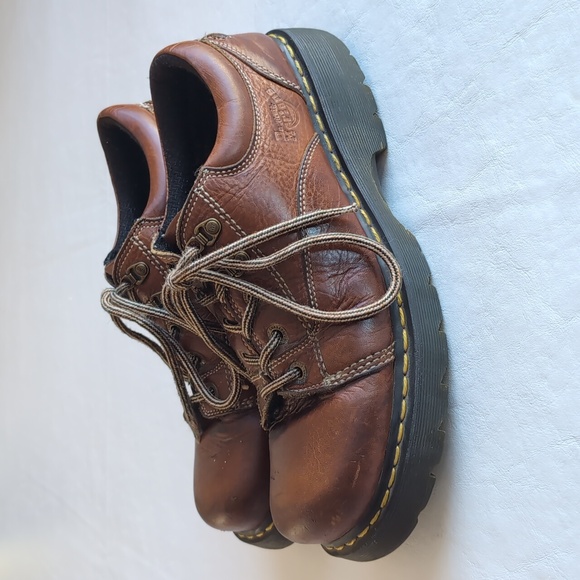 Dr. Martens Chunky Platform Y2K Leather Soft Toe Shoes Men's UK 11 US 12